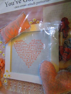 You've Got the Love Cross Stitch Patterns plus Floss--Hello From Liz Mathews