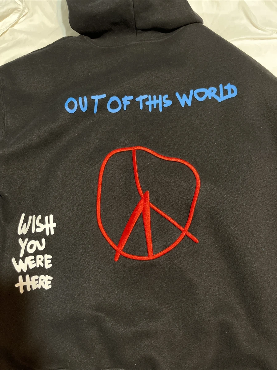 希少 Mサイズ★TRAVIS SCOTT WORLD PEACE HOODIE