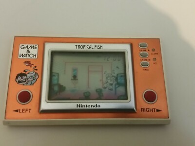 Game & Watch Nintendo Tropical Fish TF-104 1985 LCD Japan Vintage