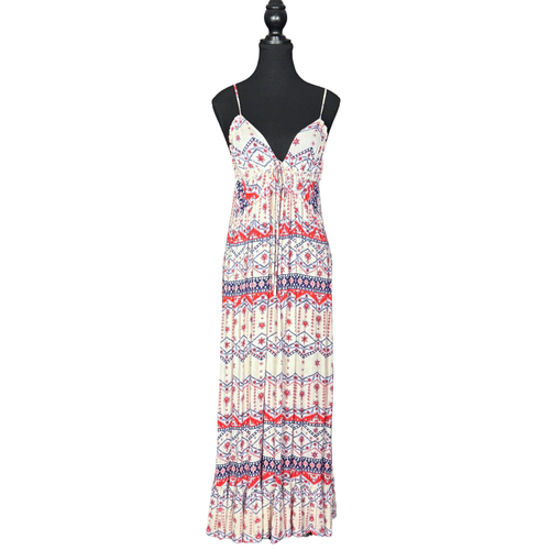 Mink Pink Maxi Dress, Boho Floral Print, Lightweight, Festival - Picture 2 of 8
