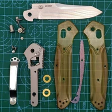 1 Set ULTEM PEI Handle Scales+9Cr18MoV Stainless Steel Blade for Benchmade 940