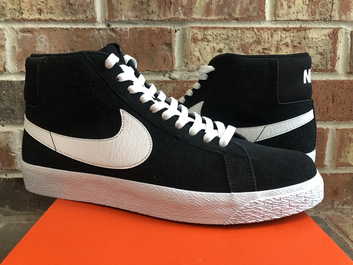 New 11.5 Nike SB Zoom Blazer Mid Black White Skateboard New 11.5 Nike SB Zoom Blazer Mid Black White Skateboard