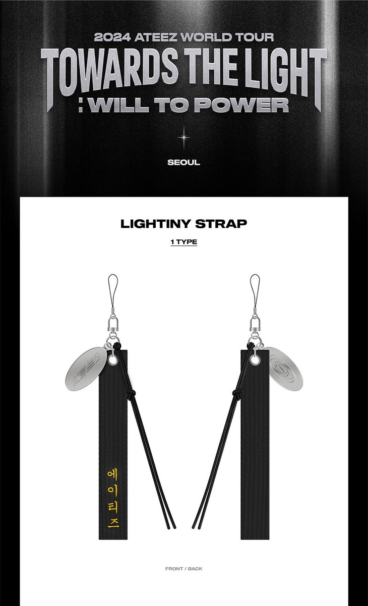 ATEEZ TOWARDS THE LIGHT:WILL TO POWER LIGHTINY STRAP+P.Card+