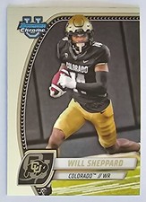 WILL SHEPPARD 2024 Bowman Chrome U University #186 Colorado Buffaloes