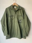 VTG US Military Navy Sateen Seabees Special Forces Shirt 15.5 Vietnam OG-507 USN