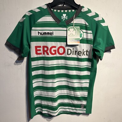 NWT Small Greuther Furth  Hummel home football shirt soccer jersey.