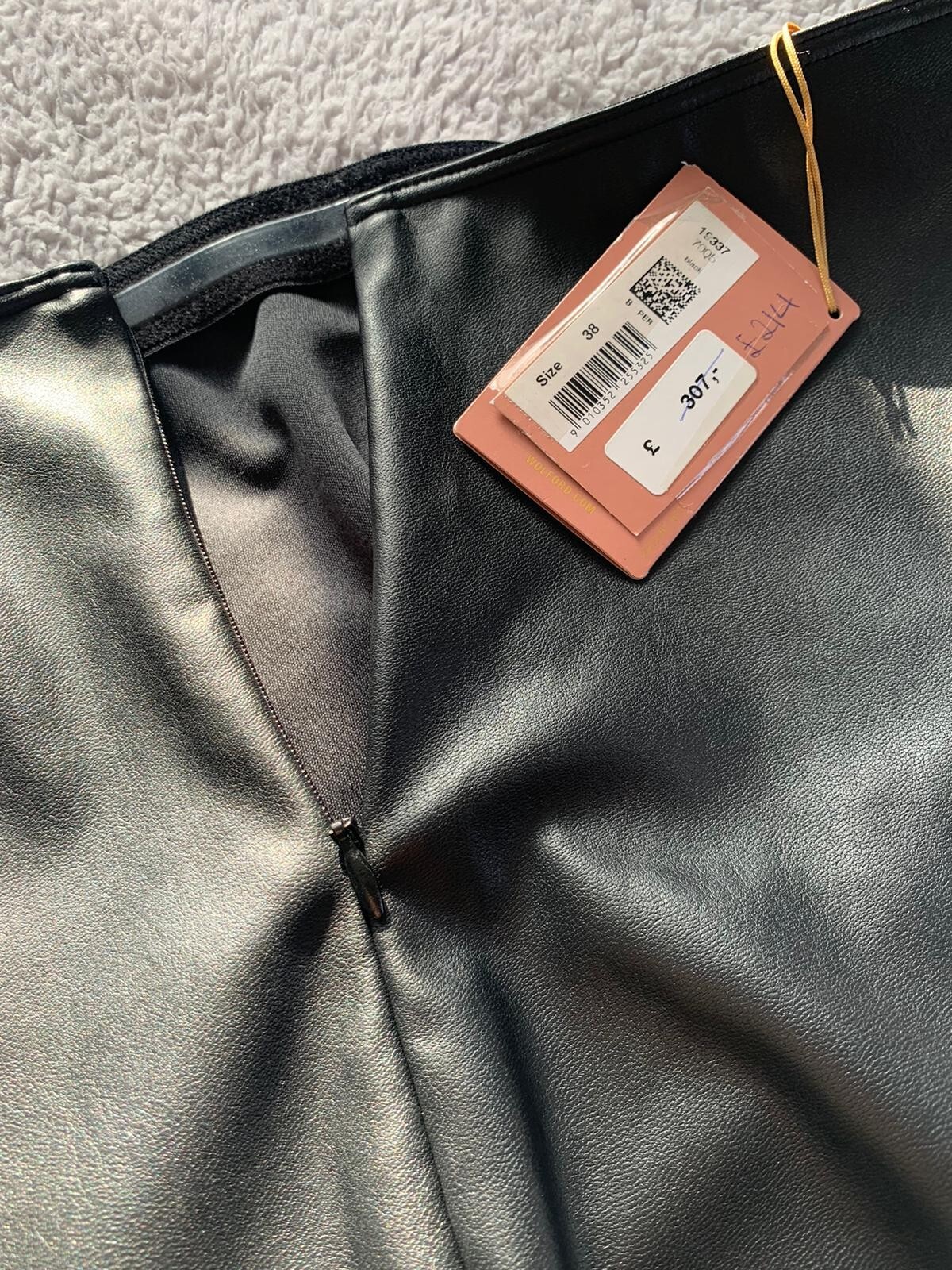 WOLFORDx Amina Muaddi Vegan Leather Stirrup Legging Size 38 RRP:£307 image 8