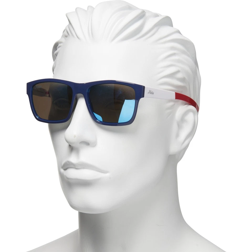 Gafas de sol plegables polarizadas Hobie Imperial $100 patrióticas EE. UU. rojas/blancas/azules Foto 2 de 3