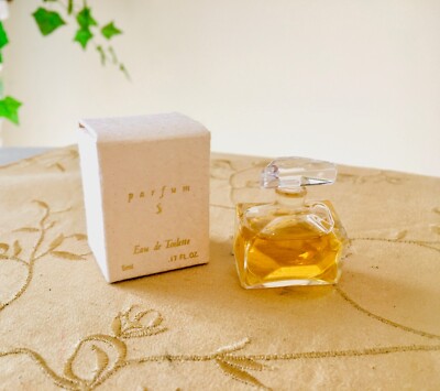 Parfum S by Kao Perfume Miniature EDT 5ml SUPER RARE VINTAGE New in Box NIB