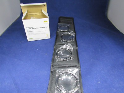 NIB XIT 4 pc HD Macro Close Up Filter Set +1, +2, +4 & +10 52 mm