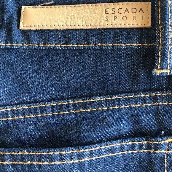 Escada Sport Dark Wash Stretch Denim Jeans Pants - image 5