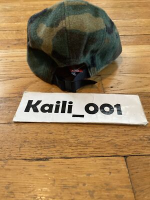 Supreme Camo Wool Camp Cap FW17 Green Hat B | eBay