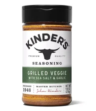 Limited Edition - Kinder's Grilled Veggie, Sea Salt & Garlic 9.8 oz - PACK OF 1