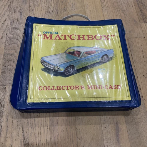 VINTAGE OFFICIAL MATCHBOX COLLECTOR'S MINI-CASE No 8 1967 LESNEY