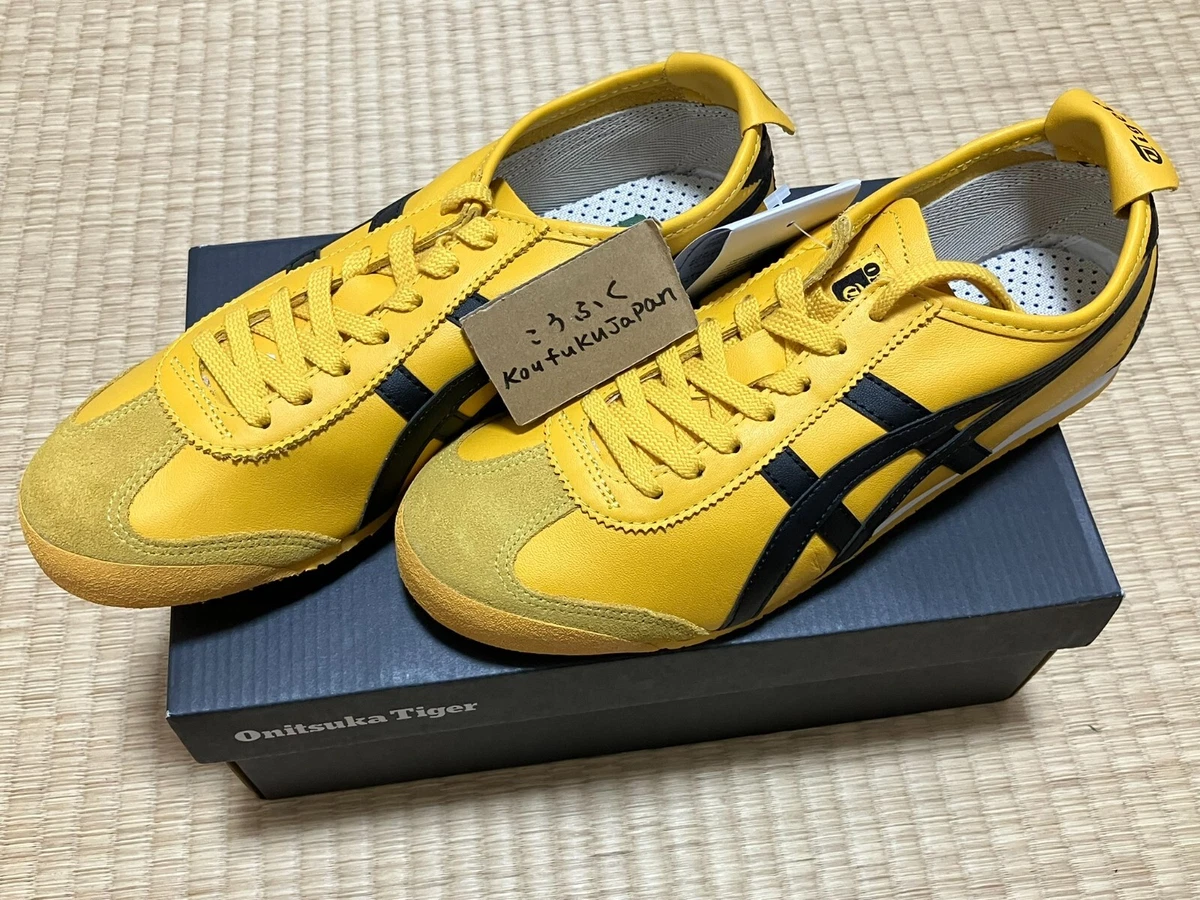 Onitsuka Tiger MEXICO 66 YELLOW/BLACK 1183C102 751 US 4-14 Sneakers Unisex