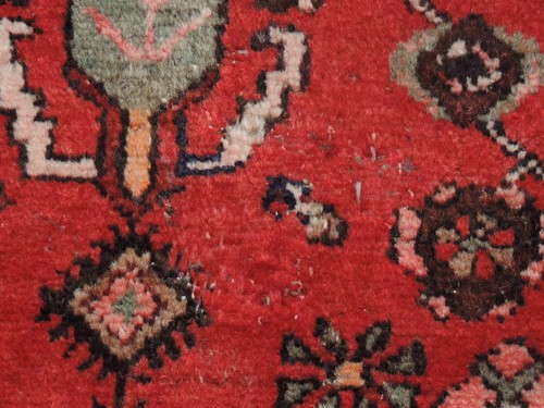 3x10ft. Vintage Malayer Hamedan Wool Runner - Picture 10 of 12