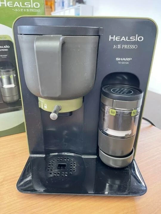 Sharp HEALSIO TE-GS10A-B Green Tea Presso Black Used Japan