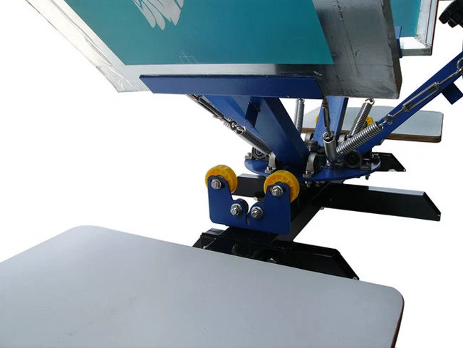 4 Color 2 Station Silk Screen Printing Equipment T-Shirt Printing Press Machine - Image 3 of 4