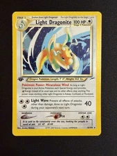Light Dragonite 1st Edition Neo Destiny Pokemon Holo Rare