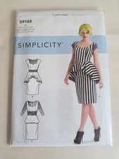 Simplicity Sewing Pattern NEW UC 9165 U5 Misses' Costumes Dress Plus Size 16-24