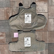 GNX2F Level II Body Armor Bullet Proof Vest Panels Size LADIES XL SET 28 