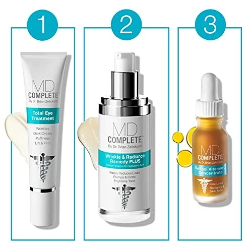 MD Complete Wrinkle Radiance Trio por Dr. Brian Zelickson - Derma Profissional... - Imagem 3 de 4