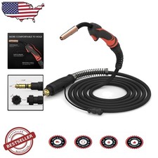 Professional 15ft 250A MIG Welding Gun Torch, Lincoln Magnum 250L Compatible