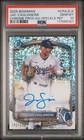 2025 BOWMAN CHROME PROSPECT AUTO SPECKLE REFRACTOR JAC CAGLIANONE 242/299 PSA 10