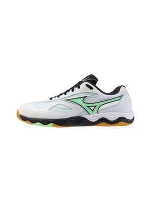 Mizuno Wave Medal 7 Wide Table Tennis White Neo Mint - 81GA241531 Expeditedship