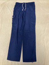 Grey s Anatomy Scrub Pants Men s Medium Navy Blue 0212T Cut Off Raw Hem