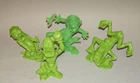 ORIGINAL 1963 LOUIS MARX CO. NUTTY MADS PLASTIC TOY FIGURES LOT OF FOUR