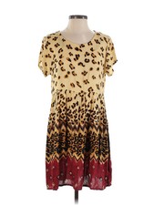 Minkpink Women Brown Casual Dress XS
