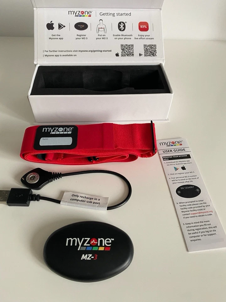 MYZONE MZ-3 Physical Activity Chest Strap Heart Rate Monitor BRAND NEW - Image 4 of 4