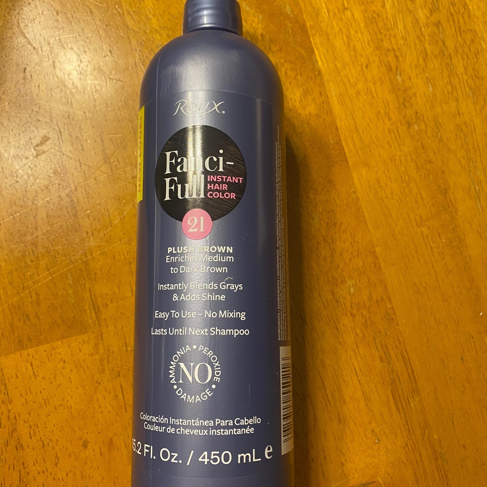21 Plush Brown 15.2 Fl Oz Temporary Rinse