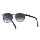 Women's Round Keyhole Sunglasses Designer Style Blue Tortoise UV400 — photo 3