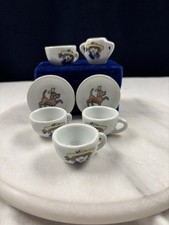 Vintage Miniature Porcelain Pretend Play Tea Set, Madeline 7 pieces