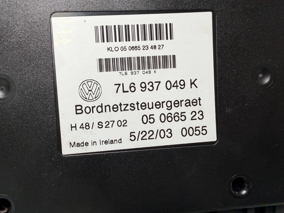 2004-2007 Volkswagen Touareg Body Comfort Control Module BCM ECU 7L6 937 049 K - Image 2 of 4