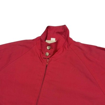 80s BARACUTA G9 Harrington Jacket Red Size 38 Vintage Embroidered