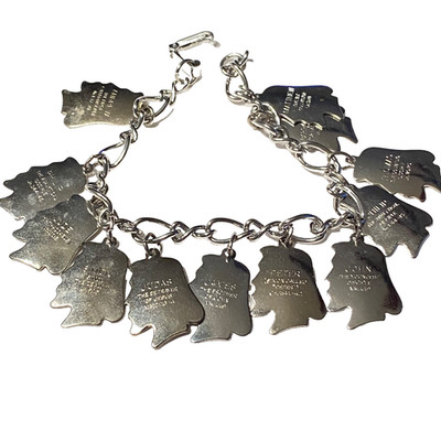 12 Disciples Bracelet Silver Tone