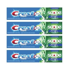 4 Crest Complete Plus Scope Outlast Toothpaste Mint 5.4oz Whitening EXP 01/28