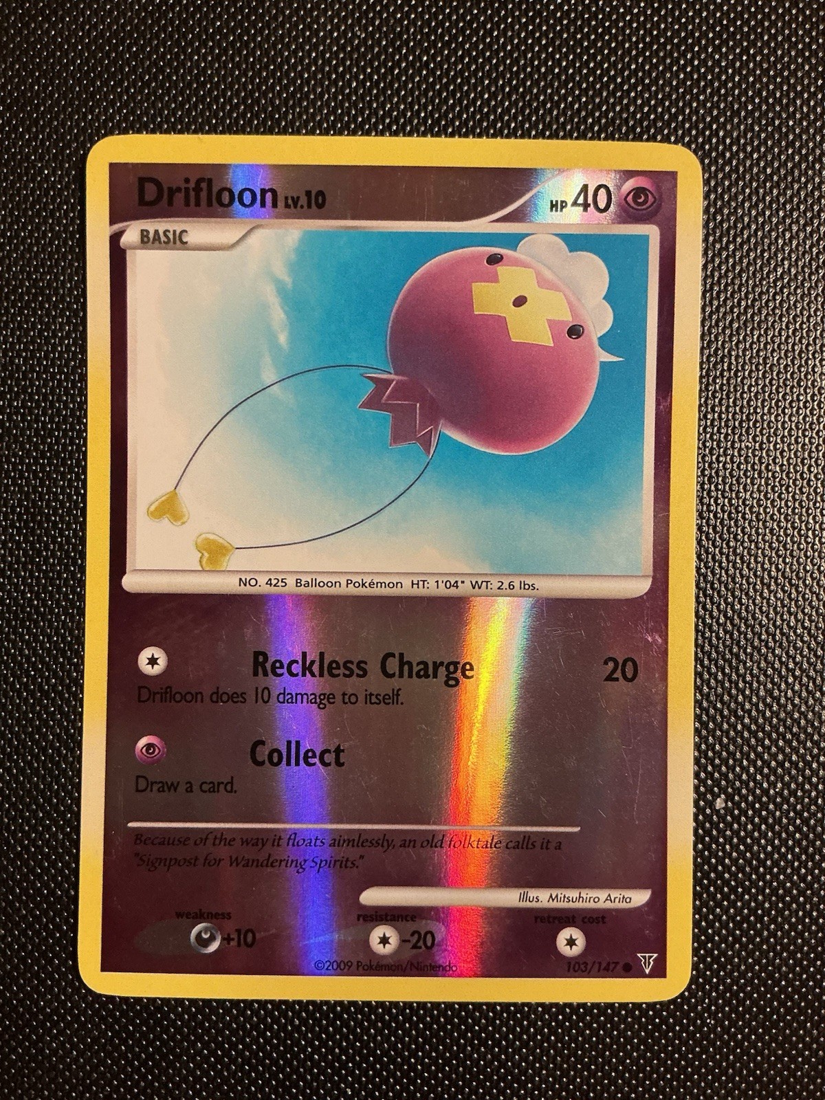 Pokemon Card - Drifloon Supreme Victors 103/147 Reverse Holo