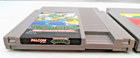 Teenage Mutant Ninja Hero Turtles + Burai Fighter (Nintendo NES Cartridges) PAL