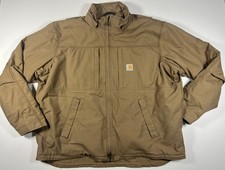 Carhartt Loose Fit Quick Duck Men's Brown Work Jacket 2XL 102207 908