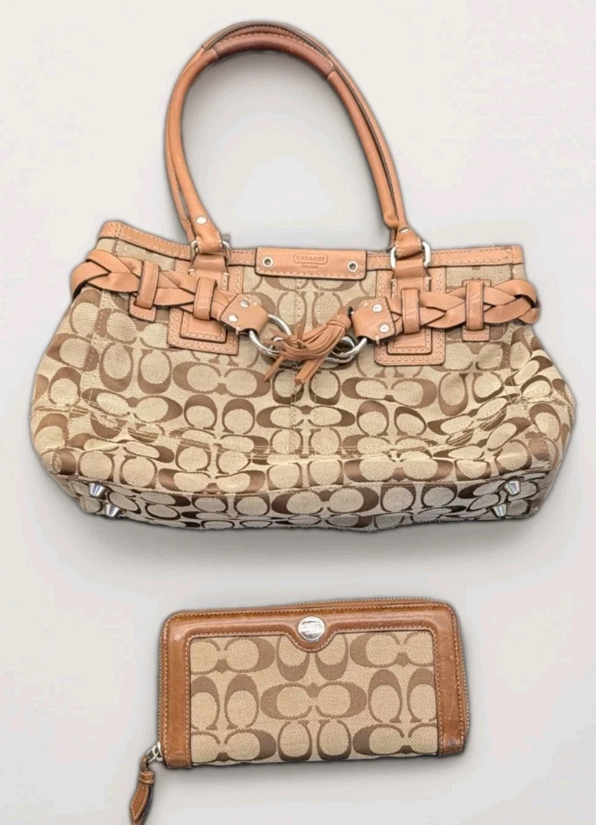 Coach Hampton Medium Canvas Exterior Bags & Handbags for Women for