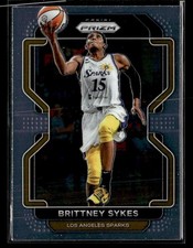 2022 Panini Prizm WNBA #151 Brittney Sykes Card Los Angeles Sparks