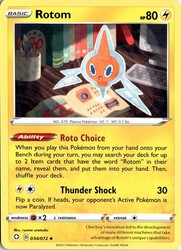 Rotom 034/072 Shining Fates Uncommon Pokémon Card