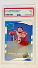 2017 Panini Donruss Patrick Mahomes PSA 7
