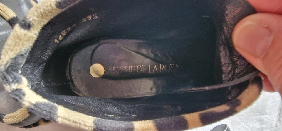 Bottines Sanche de la Rosa T 39,5 cuir marron - Photo 4/4