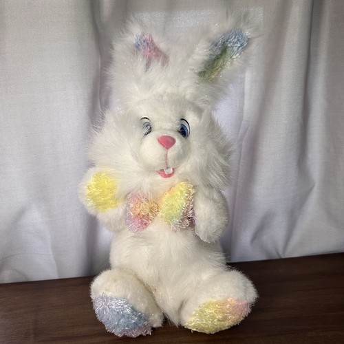 Dan Dee Adorable Singing Moving White Plush Easter Bunny Rabbit Rare Shake Shake - Picture 2 of 7