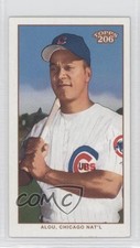 2002 Topps 206 Mini Black Polar Bear Back Moises Alou (Batting Pose) #205 0a1